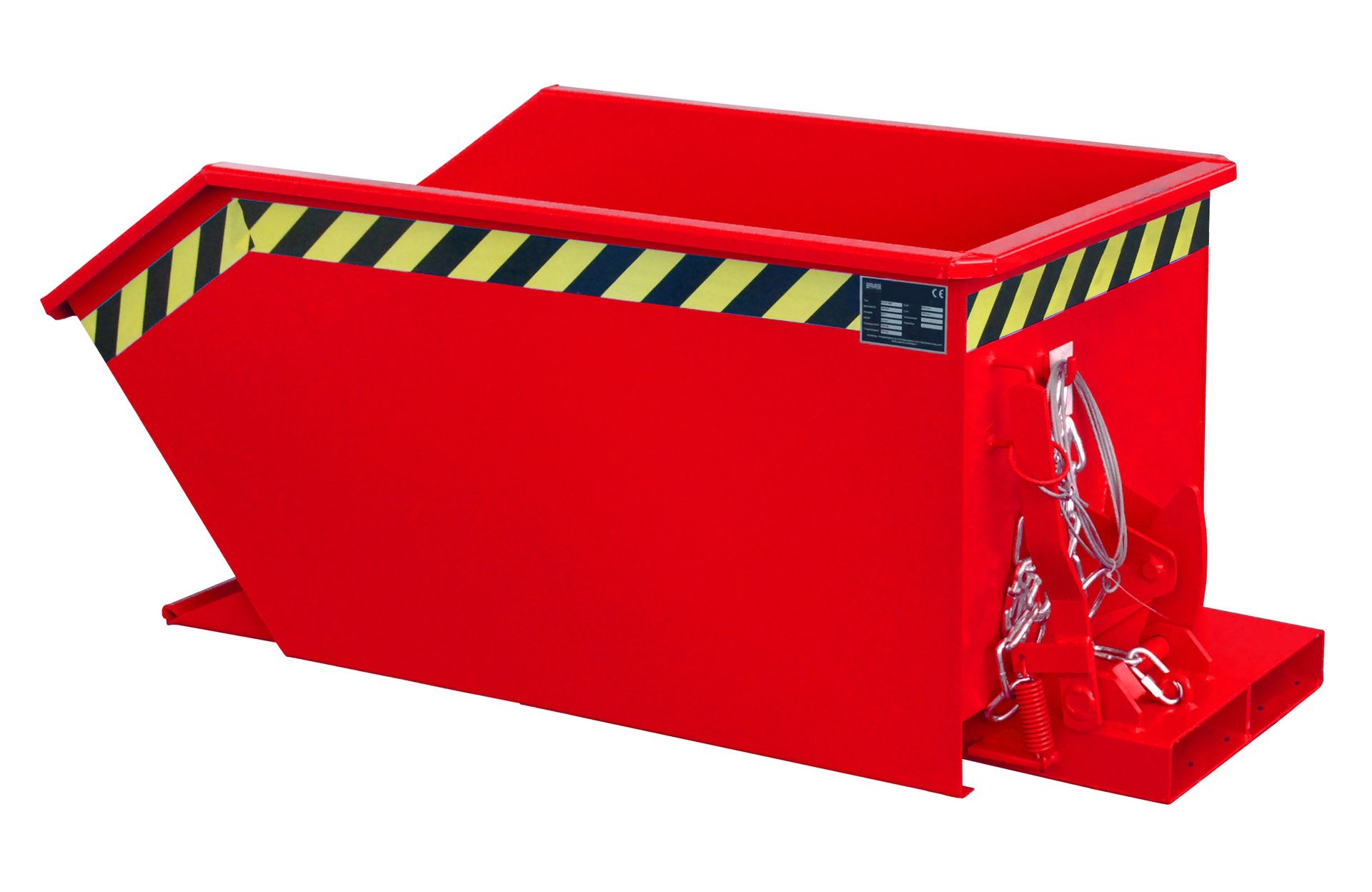 BAUER Kippbehälter GU 300, lackiert, RAL 3000 Feuerrot BAUER Kippbehälter GU 300, lackiert, RAL 3000 Feuerrot