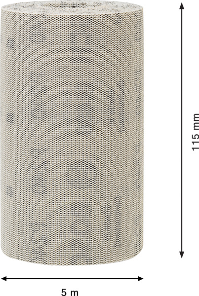 BOSCH EXPERT M480 Schleifnetzrolle, 115x5000mm, K240 BOSCH EXPERT M480 Schleifnetzrolle, 115x5000mm, K240