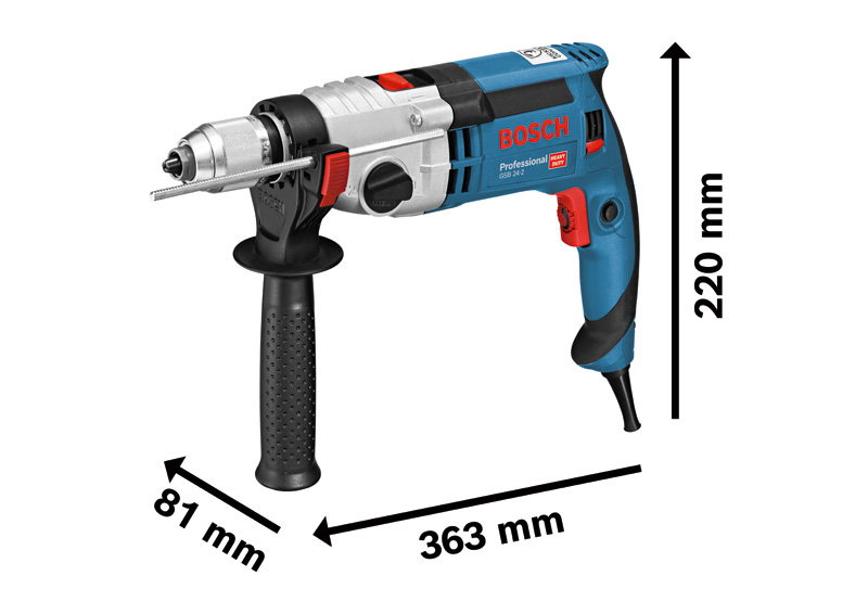 BOSCH Schlagbohrmaschine GSB 24-2 in L-Case