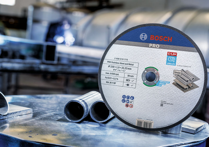 BOSCH PRO Stainless Steel and Metal Trennscheibe, 230 x 1.9 x 22.23 mm, gerade, oSa