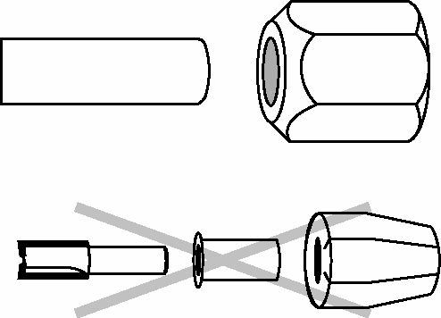 BOSCH Spannzange, 8 mm, 27 mm