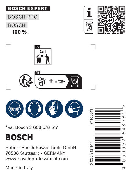 BOSCH EXPERT SDS plus-8C Spitzmeißel, 40 x 250 mm, 5 -tlg. BOSCH EXPERT SDS plus-8C Spitzmeißel, 40 x 250 mm, 5 -tlg.