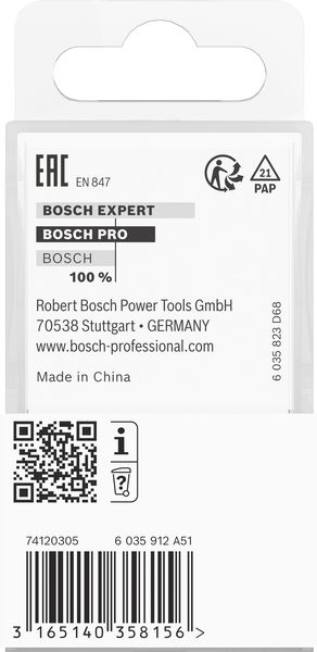 BOSCH PRO Halbstabfräser, R 16, Schaft 8 mm