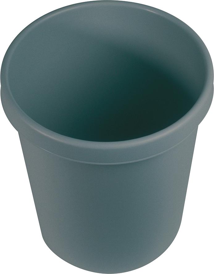 HELIT Papierkorb 18 l lichtgrau331mm recycling K-Stoff