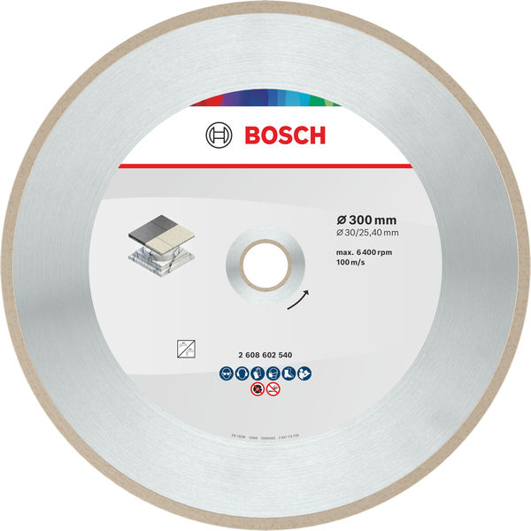 BOSCH Ceramic Trennscheibe, 300 x 7 mm, Bohrung 30/25,40 mm