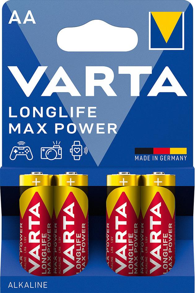 VARTA Batterie LONGLIFE VARTA Max Power AA 4er Blister