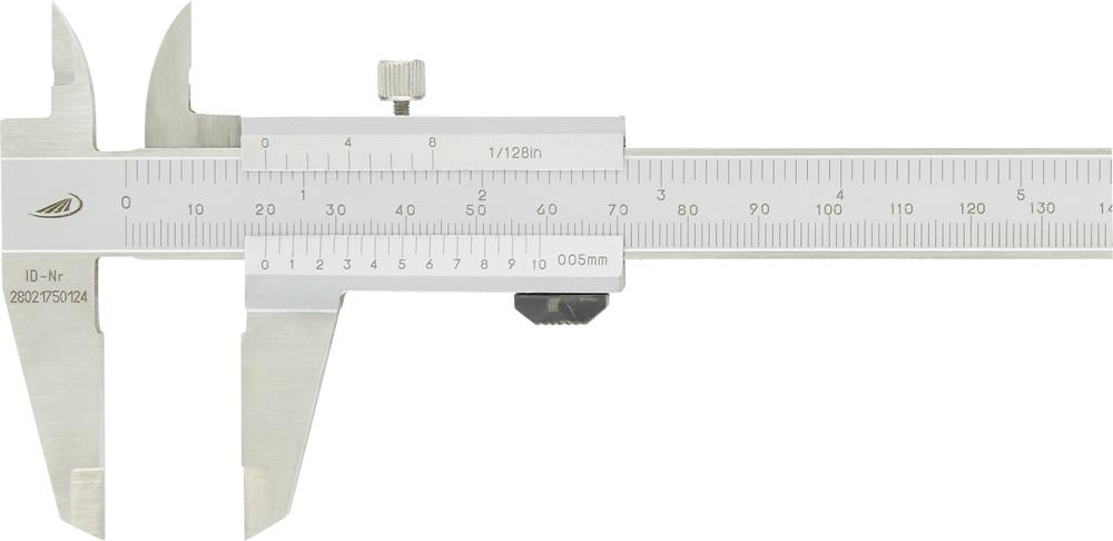 Taschenmess.Festst. 200mm rostfrei
