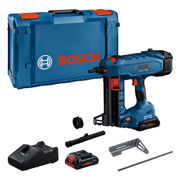 BOSCH Akku-Nagler GNB 18V-40, 2 x Akku ProCORE18V 4.0Ah BOSCH Akku-Nagler GNB 18V-40, 2 x Akku ProCORE18V 4.0Ah