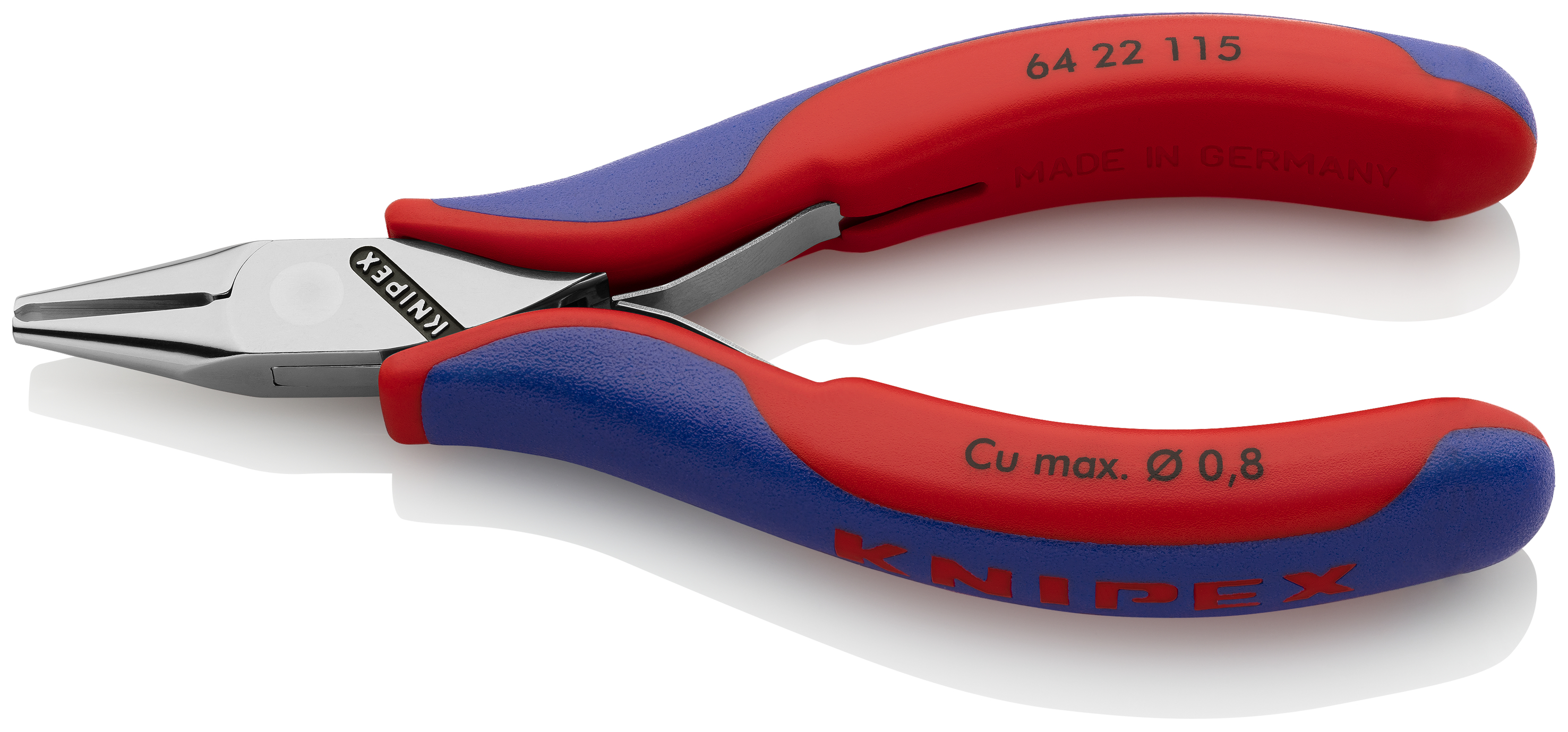 KNIPEX KNIPEX 64 22 115 Elektronik-Vornschneider 115 mm mit Mehrkomponenten-Hüllen spiegelpoliert KNIPEX KNIPEX 64 22 115 Elektronik-Vornschneider 115 mm mit Mehrkomponenten-Hüllen spiegelpoliert