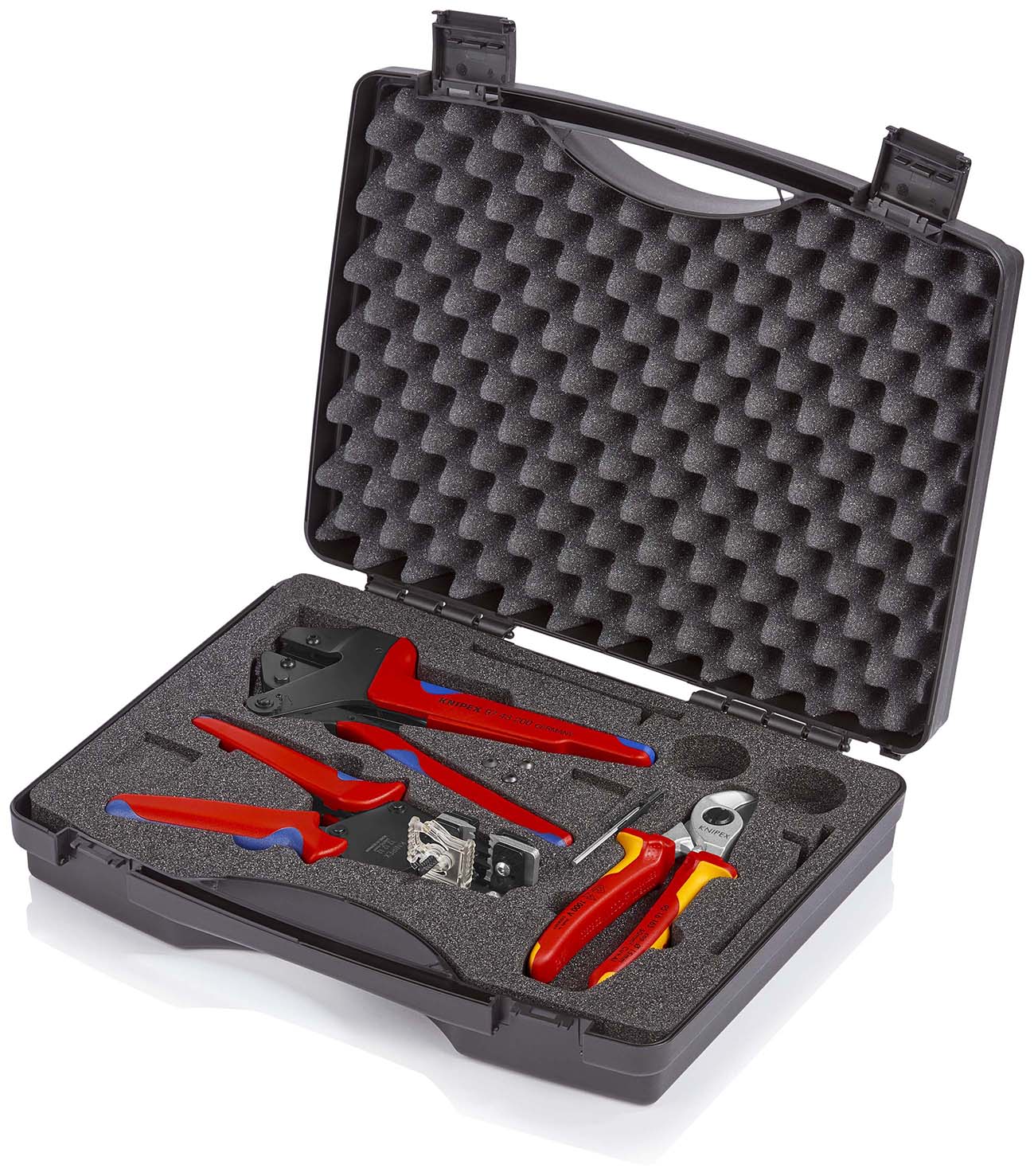 KNIPEX KNIPEX 97 91 03 Werkzeugkoffer für Photovoltaik 1 x 12 12 12, 1 x 95 16 165, 1 x 97 43 200 A KNIPEX KNIPEX 97 91 03 Werkzeugkoffer für Photovoltaik 1 x 12 12 12, 1 x 95 16 165, 1 x 97 43 200 A
