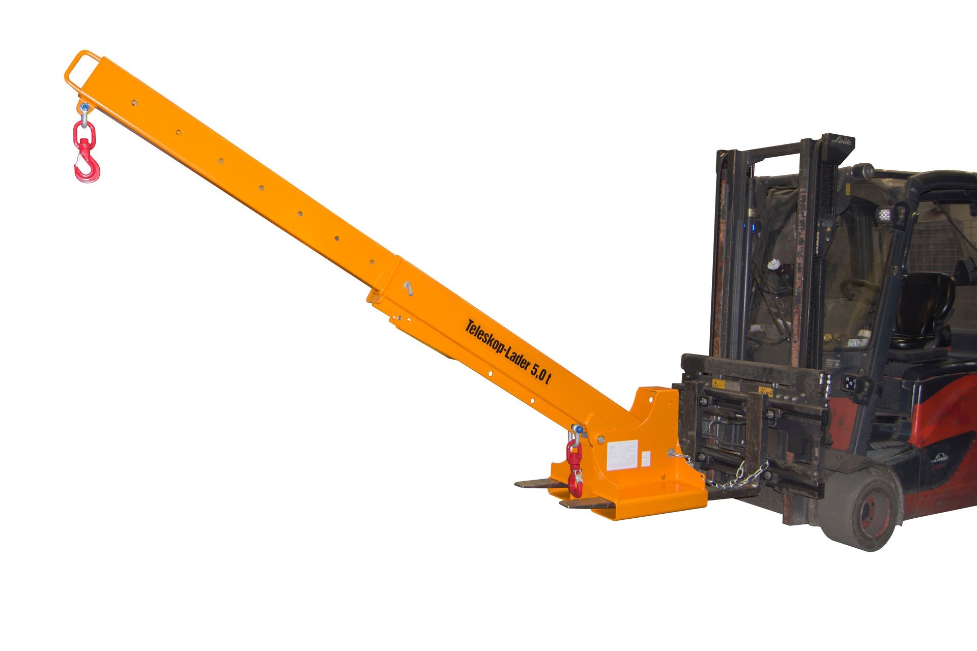 BAUER Teleskop-Lader KTH 5,0, lackiert, RAL 2000 Gelborange