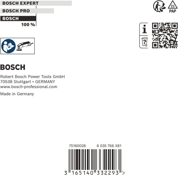 BOSCH Schleifplatte BOSCH Schleifplatte