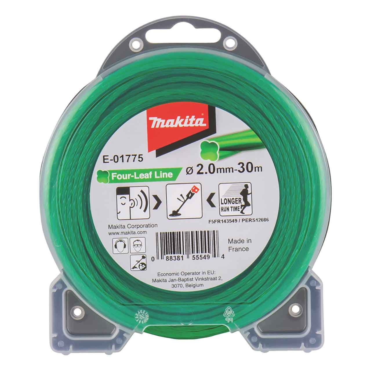 MAKITA Mähfaden Four Leaf 2,0mmx30m MAKITA Mähfaden Four Leaf 2,0mmx30m