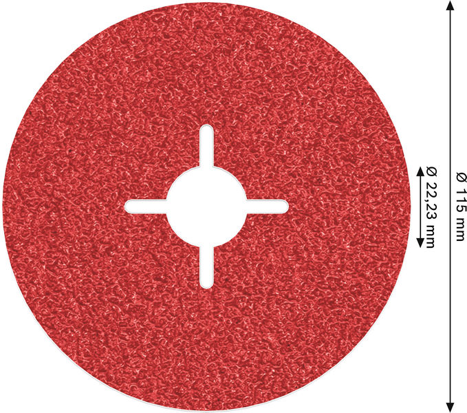 BOSCH PRO R780 Fiberscheibe, 115 mm, G36
