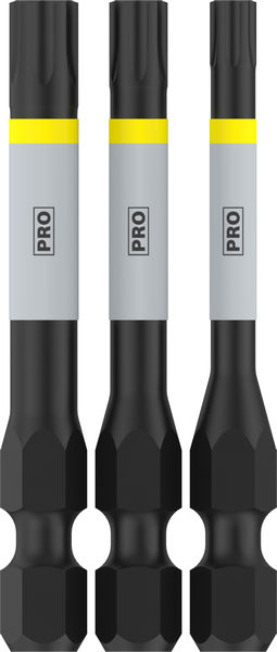 BOSCH PRO T Impact Bit Set, T25, T30, T40, 55 mm, 3-tlg BOSCH PRO T Impact Bit Set, T25, T30, T40, 55 mm, 3-tlg
