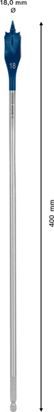 BOSCH EXPERT Self Cut Speed Flachfräsbohrer, 18x400mm BOSCH EXPERT Self Cut Speed Flachfräsbohrer, 18x400mm