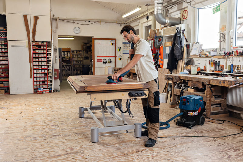 BOSCH Akku-Exzenterschleifer GEX 18V-150-3, L-BOXX 162