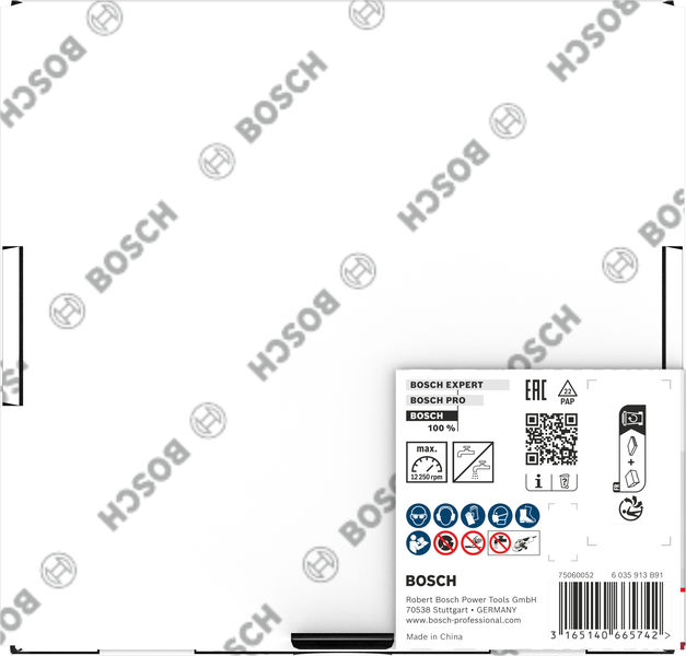 BOSCH Ceramic Trennscheibe, 125 x 7 mm, Bohrung 22,23 mm, 10-tlg.