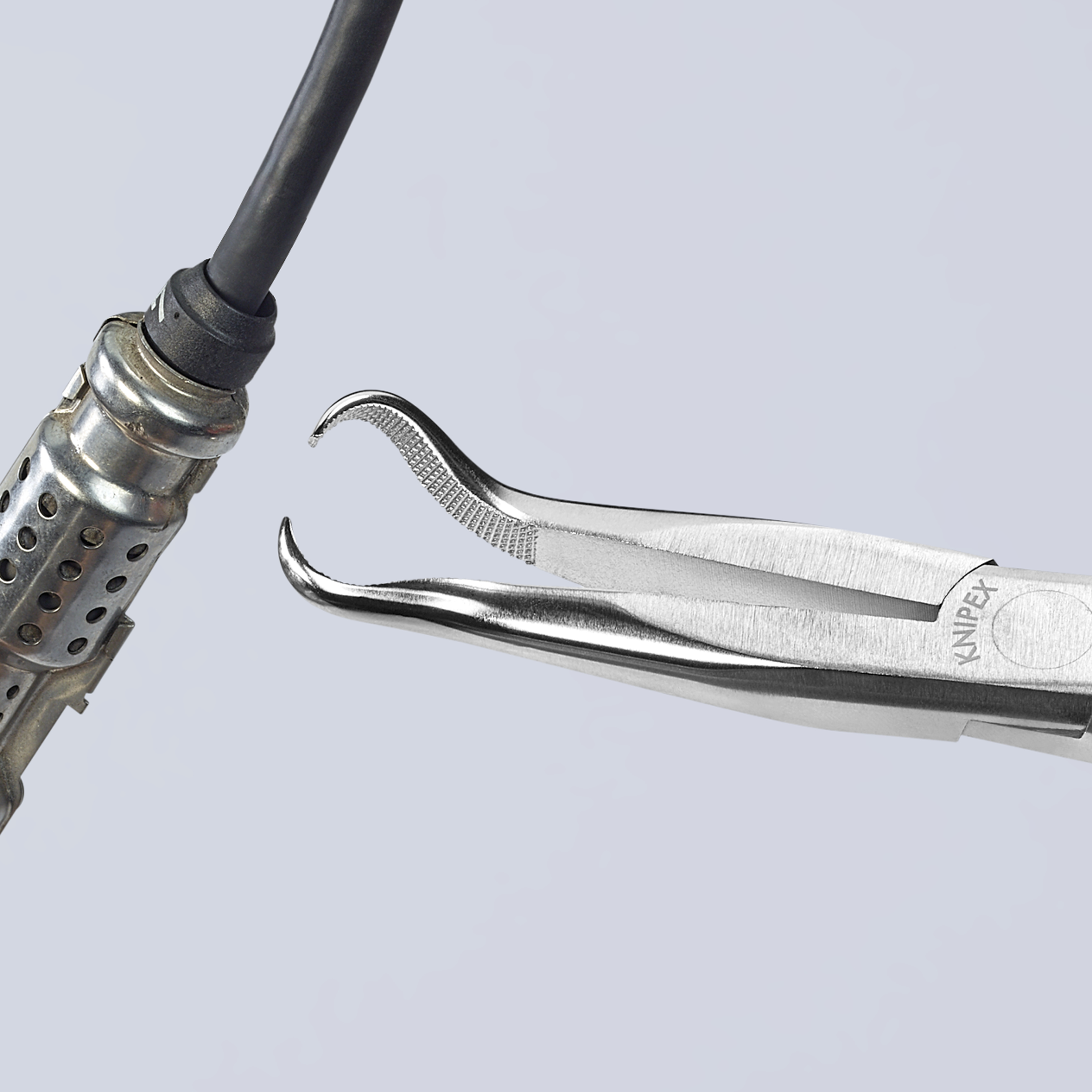 KNIPEX KNIPEX 38 95 200 Mechanikerzange 200 mm verchromt mit Mehrkomponenten-Hüllen