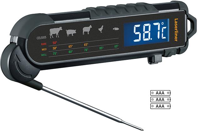 LASERLINER Grill-, Gar und Bratenthermometer ThermoMaitre LASERLINER Grill-, Gar und Bratenthermometer ThermoMaitre