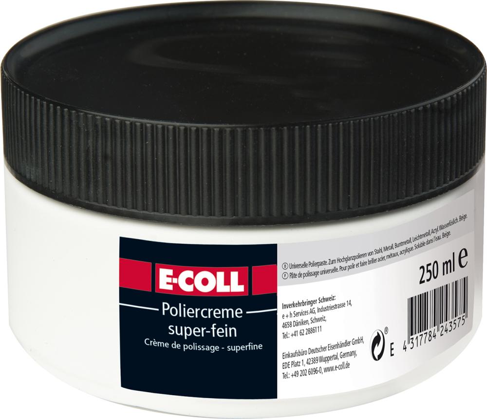 E-COLL Poliercreme, super-fein 320g Dose, beige E-COLL