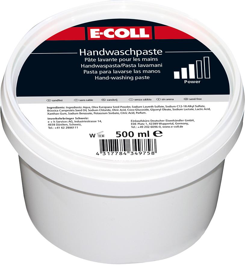 E-COLL Handwaschpaste, 500ml Dose E-COLL Handwaschpaste, 500ml Dose
