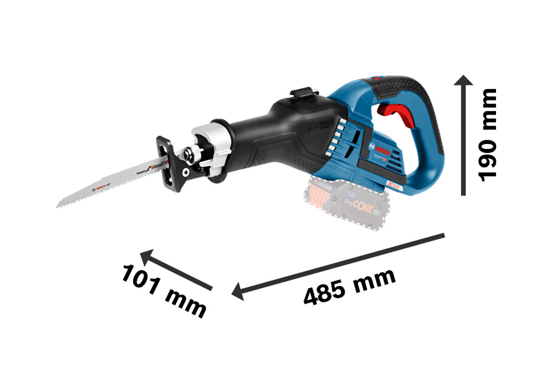 BOSCH Akku-Säbelsäge GSA 18 V-32, Handwerkerkoffer BOSCH Akku-Säbelsäge GSA 18 V-32, Handwerkerkoffer