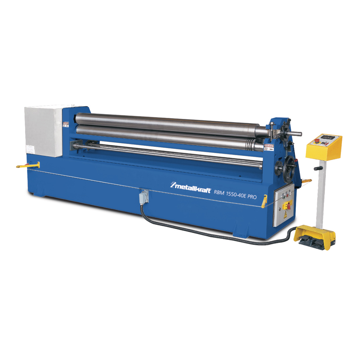 METALLKRAFT Motorische Rundbiegemaschine in schwerer Ausführung RBM 1550-40 E Pro