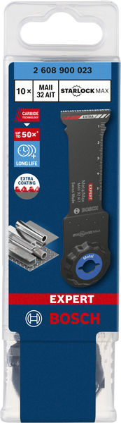 BOSCH EXPERT MetalMax MAII 32 AIT Tauchsägeblatt, 70x32 mm, 10-tlg.