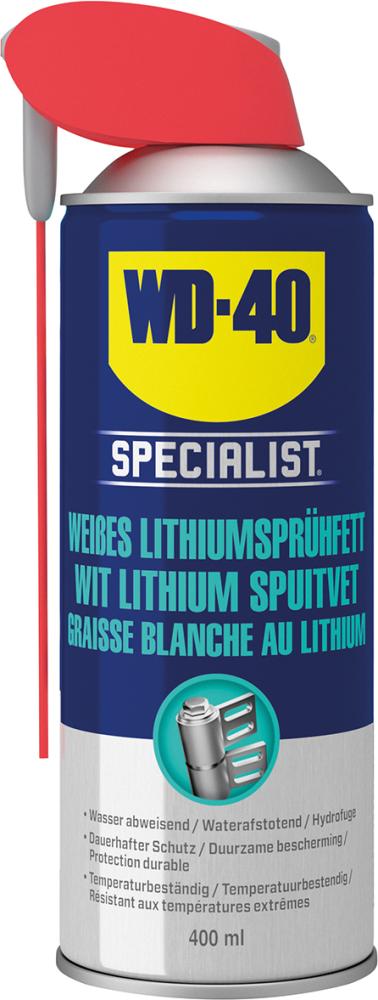 WD-40 SPECIALIST Lithiumsprühfett Specialist Aerosoldose 400ml weiß WD-40