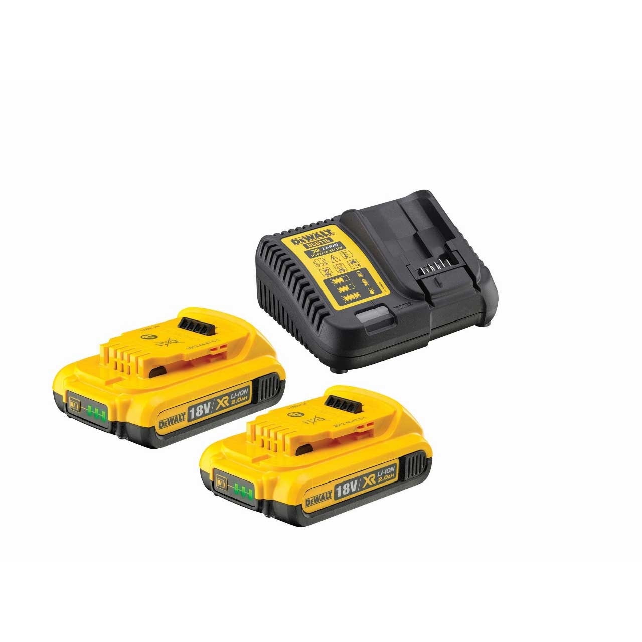 DEWALT Akku-Starter-Set 18V DCB115D2-QW DEWALT Akku-Starter-Set 18V DCB115D2-QW
