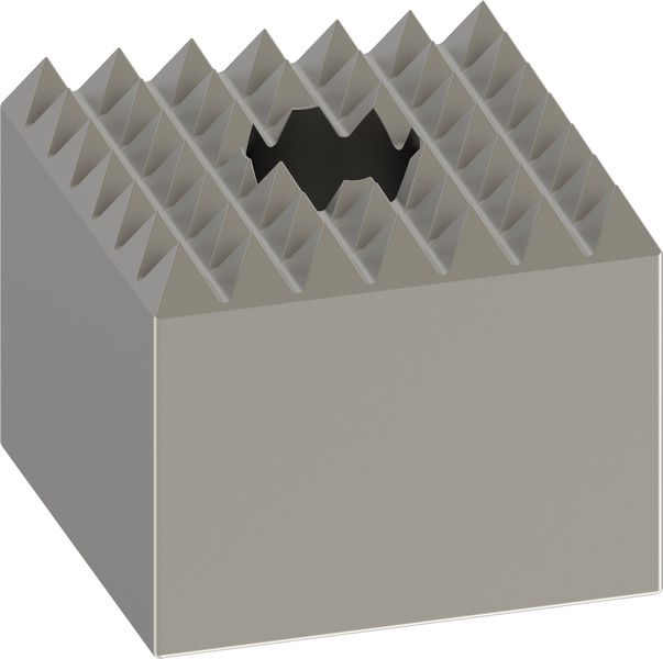 BOSCH PRO SDS max-4C Stahl-Stockerplatte, 60 x 60 mm