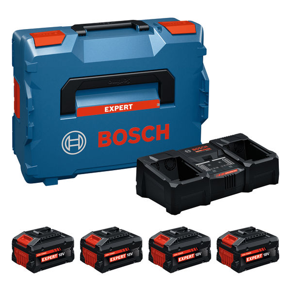 BOSCH Starter-Set 2x EXBA18V-55 + 2x EXBA18V-80 + EXAL18V2-320 BOSCH Starter-Set 2x EXBA18V-55 + 2x EXBA18V-80 + EXAL18V2-320