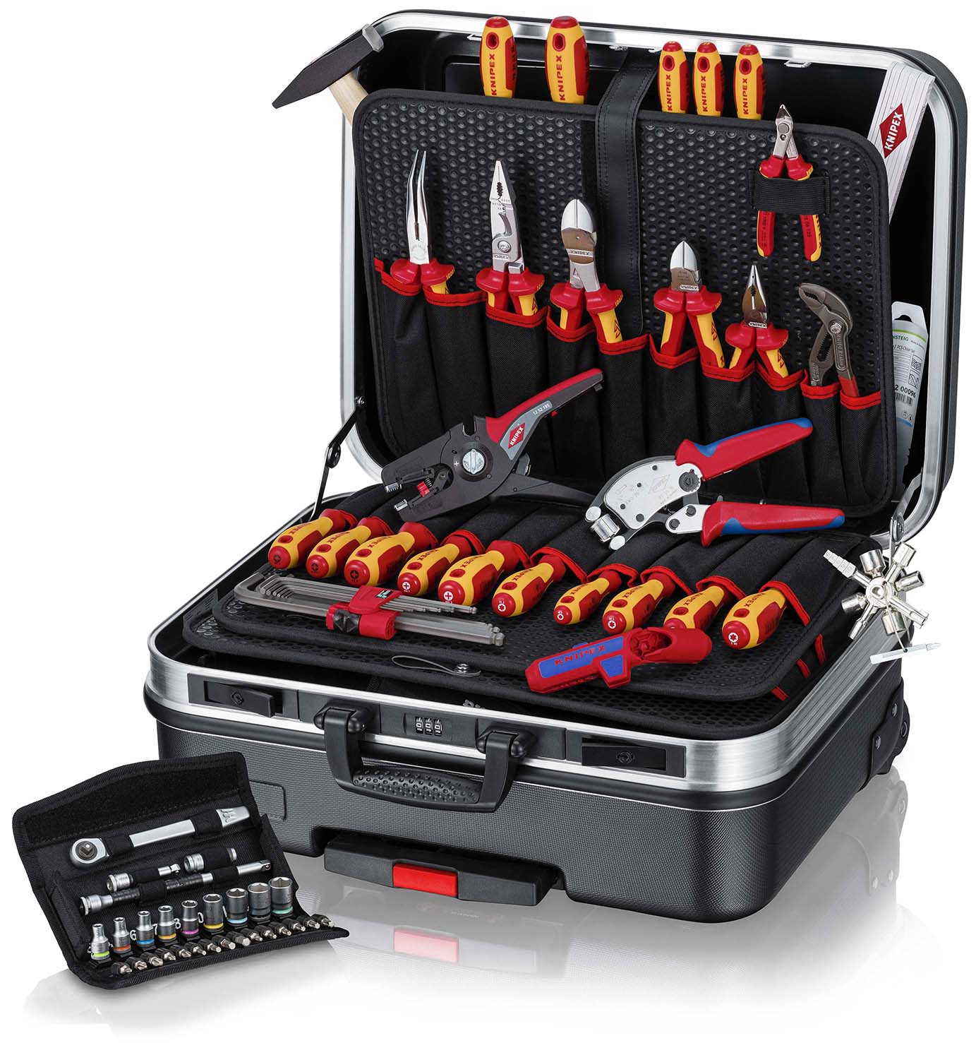 KNIPEX KNIPEX 00 21 06 Werkzeugkoffer "BIG Basic Move" ElektroPlus 68-teilig 515 mm KNIPEX KNIPEX 00 21 06 Werkzeugkoffer "BIG Basic Move" ElektroPlus 68-teilig 515 mm