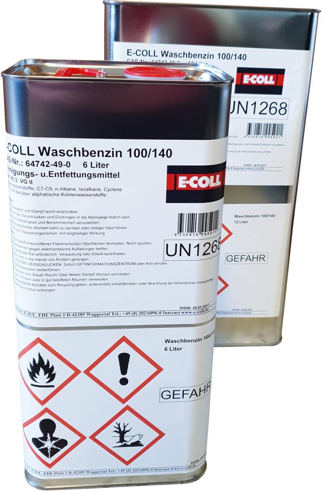 E-COLL Waschbenzin 6L Kanister Lagerbesorgung E-COLL E-COLL Waschbenzin 6L Kanister Lagerbesorgung E-COLL