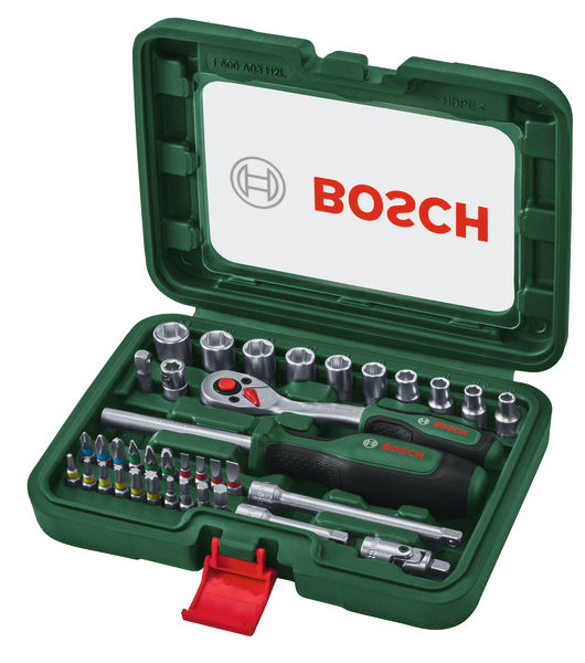 BOSCH Handwerkzeuge 1/4"-Ratschen-Set 37-teilig BOSCH Handwerkzeuge 1/4"-Ratschen-Set 37-teilig