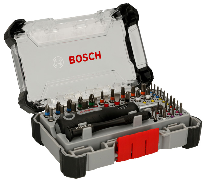 BOSCH Schraubendreher-Set mit Präzisions- und Standardbits, 42-tlg
