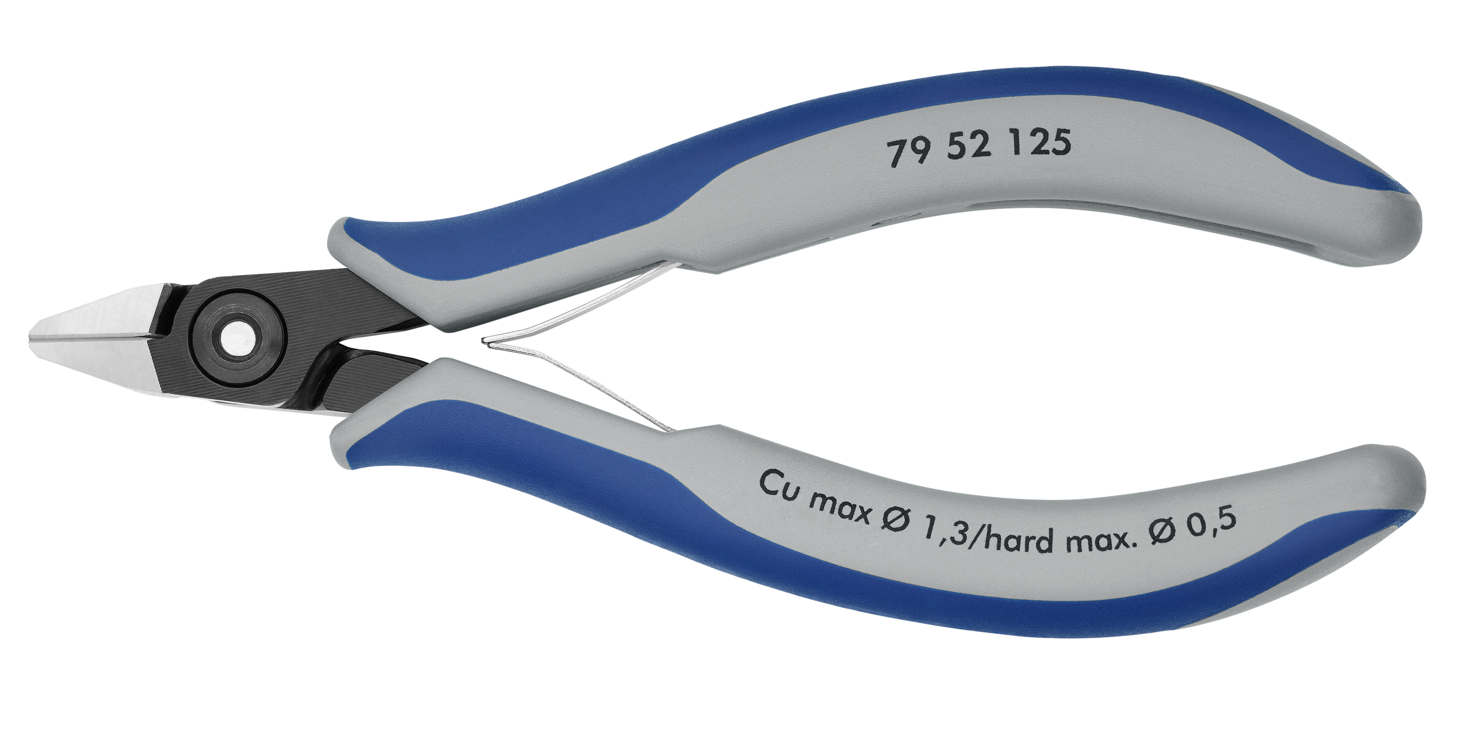 KNIPEX KNIPEX 79 52 125 Präzisions-Elektronik-Seitenschneider 125 mm brüniert mit Mehrkomponenten-Hüllen poliert KNIPEX KNIPEX 79 52 125 Präzisions-Elektronik-Seitenschneider 125 mm brüniert mit Mehrkomponenten-Hüllen poliert