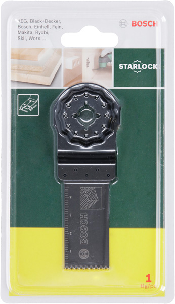BOSCH HCS Tauchsägeblatt Starlock Wood, 24 x 50 mm