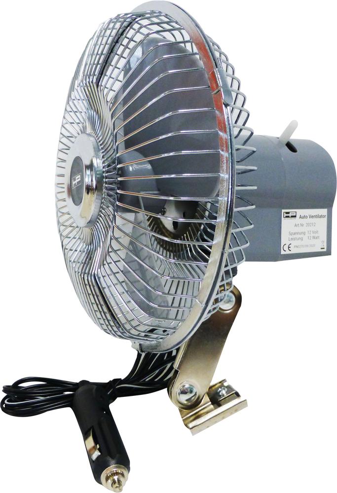 HP AUTOZUBEHÖR Metall Ventilator 12V-12Wmit Anschlusskabel