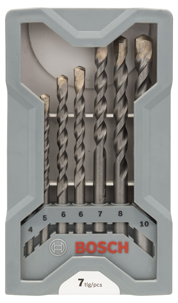 BOSCH 7-tlg. CYL-3 Betonbohrer-Set, 4/5/6/6/7/8/10 mm