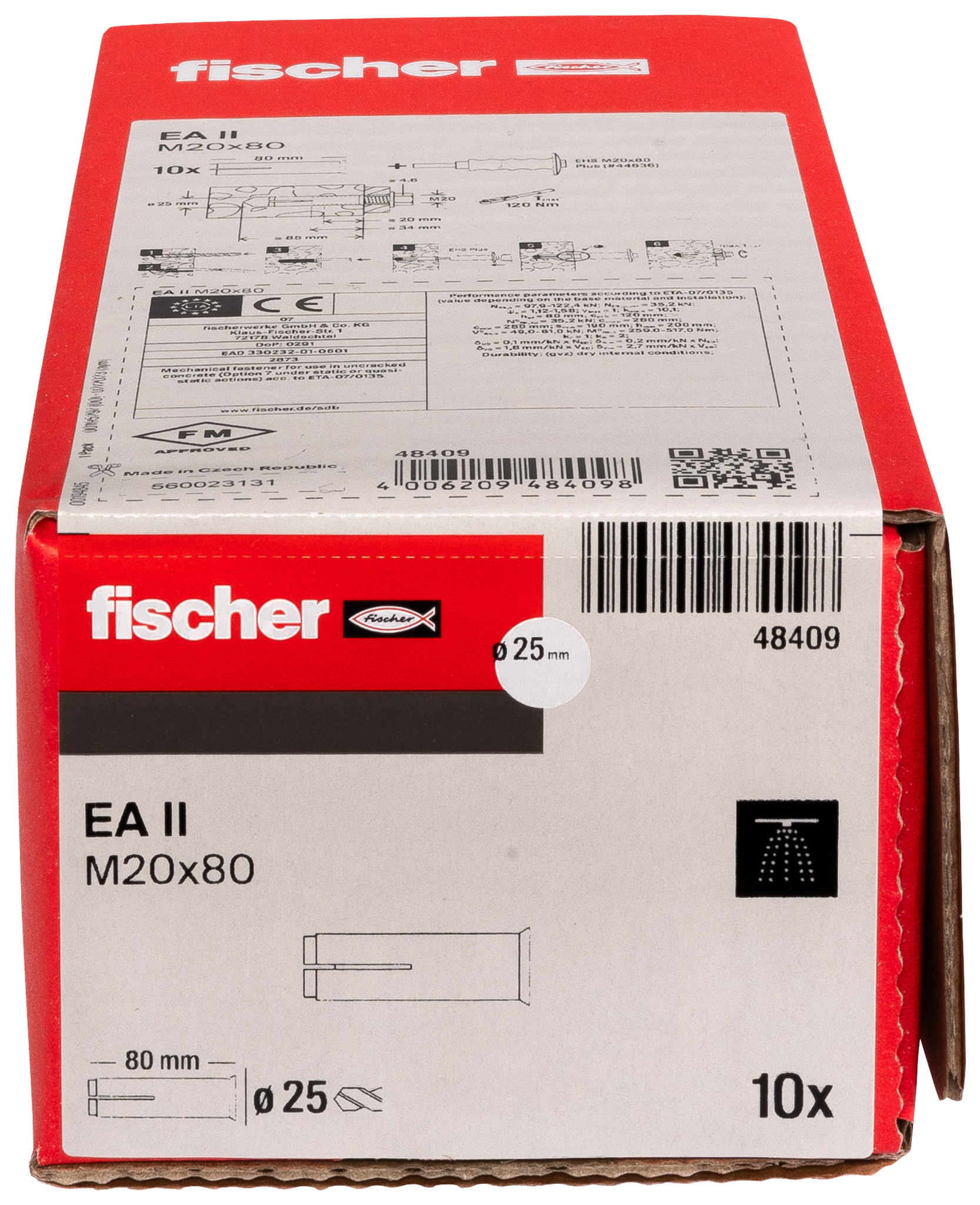 FISCHER DEUTSCHLAND Einschlaganker EA II M 20 x 80 FISCHER DEUTSCHLAND Einschlaganker EA II M 20 x 80