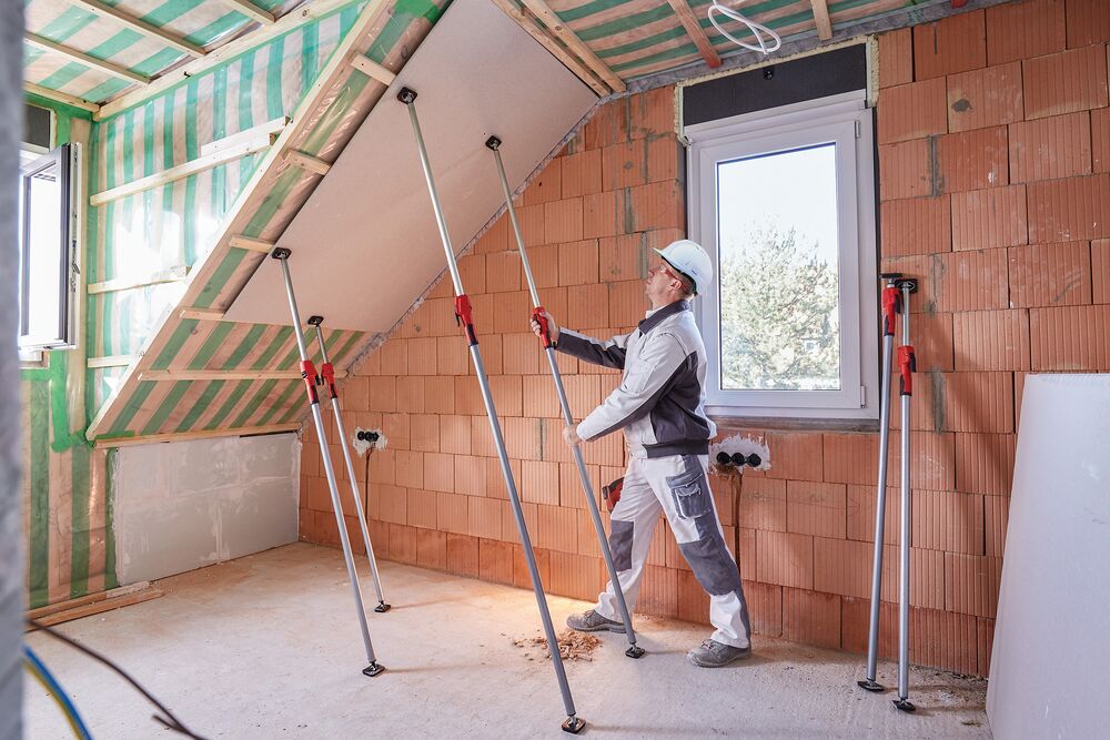 BESSEY Deckenstütze und Montagestütze STE mit Pumpgriff BESSEY Deckenstütze und Montagestütze STE mit Pumpgriff