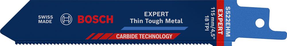 BOSCH EXPERT ‘Thin Tough Metal’ S 522 EHM Säbelsägeblatt, 1 Stück