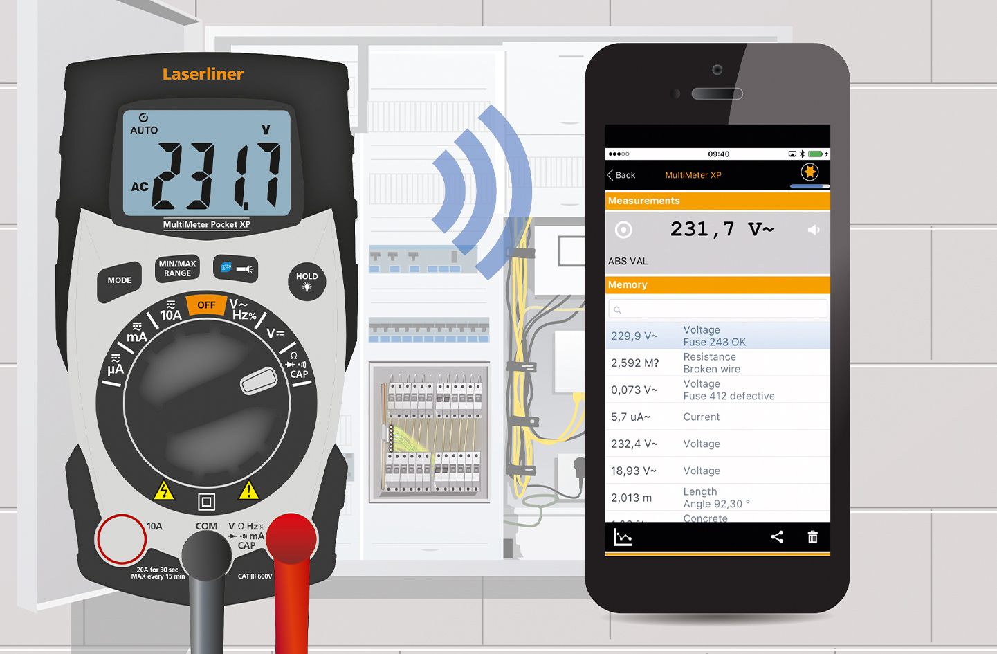 LASERLINER Multimeter MultiMeter Pocket XP