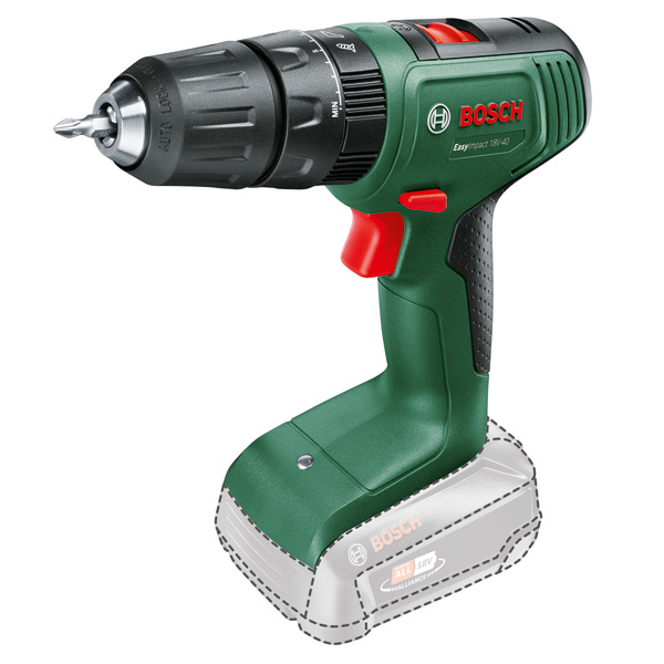 BOSCH Akku-Schlagbohrmaschine EasyImpact 18V-40, 1 x Akku PBA 18V 2.0Ah, Tragekoffer BOSCH Akku-Schlagbohrmaschine EasyImpact 18V-40, 1 x Akku PBA 18V 2.0Ah, Tragekoffer