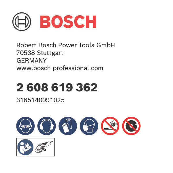 BOSCH PRO Stainless Steel and Metal X-Lock Trennscheibe, 115 x 1.6 x 22.23 mm, gerade