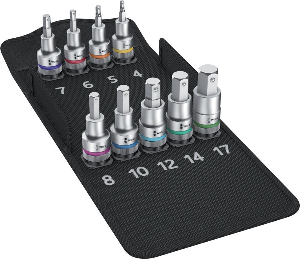 WERA 8740 C HF 1 Zyklop Bitnuss-Satz Innensechskant, mit Haltefunktion WERA 8740 C HF 1 Zyklop Bitnuss-Satz Innensechskant, mit Haltefunktion