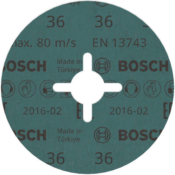 BOSCH PRO R574 Fiberscheibe, 115 mm, G36 BOSCH PRO R574 Fiberscheibe, 115 mm, G36