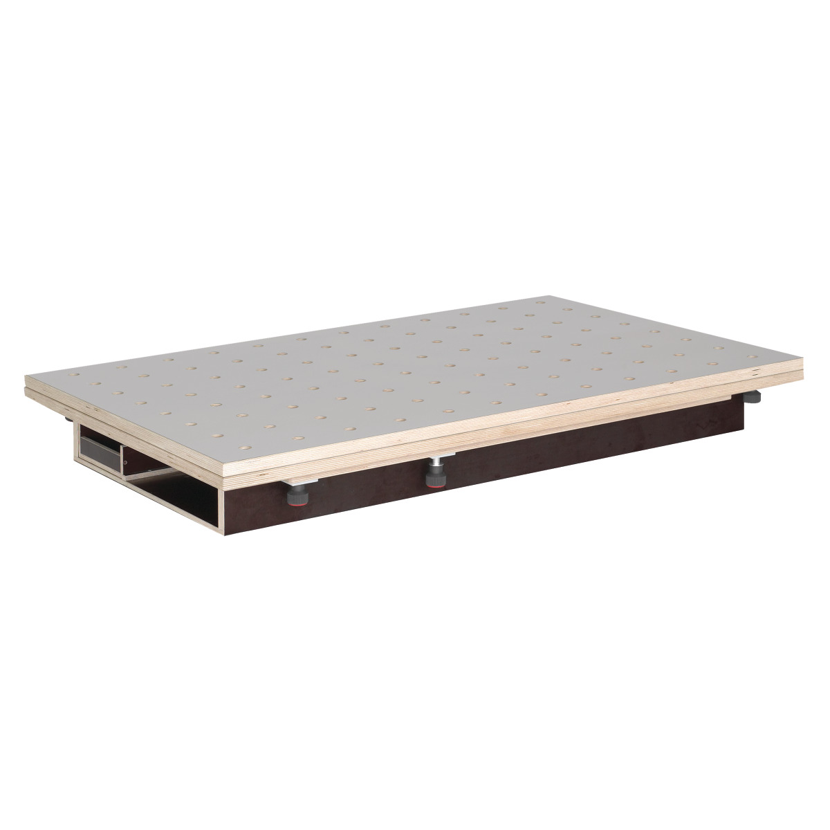 HOLZKRAFT Tischoberteil 120x80/160x120 cm, HPL Lochrasterplatte Ø20 mm, mit Schubkasten HOLZKRAFT Tischoberteil 120x80/160x120 cm, HPL Lochrasterplatte Ø20 mm, mit Schubkasten